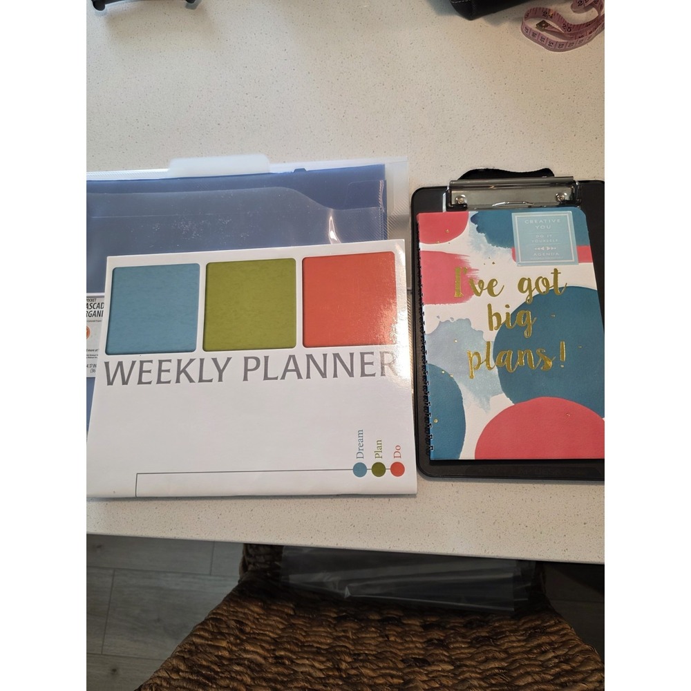 Weekly Planner Home Office Mini‎ Bundle– Undated Mini Clip Board